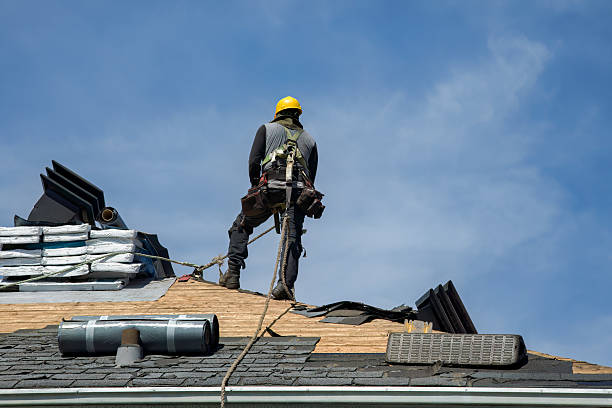 Professional Metal Roofing technician working in Oakwood, IL